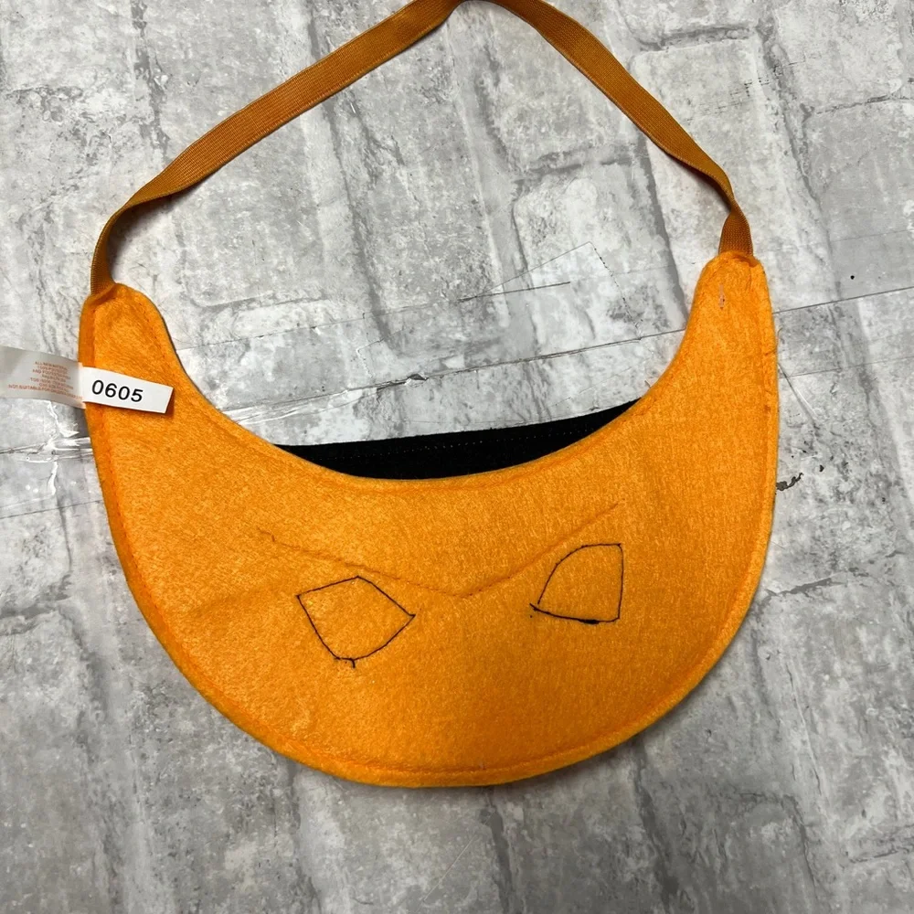 Orange Owl mask bib/hat costume prop